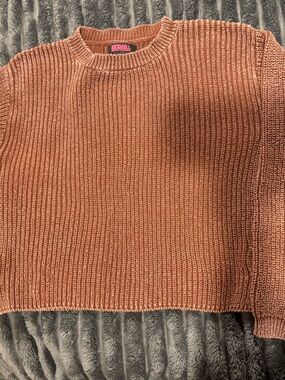 Rock & Roll Cowgirl Burnt Orange Crewneck Sweater from Boot Barn